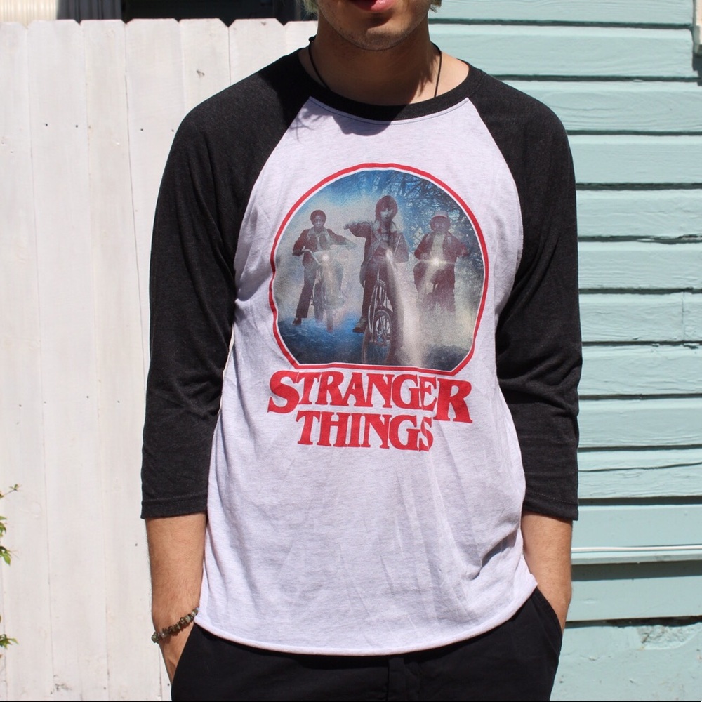 Stranger things baseball Tee